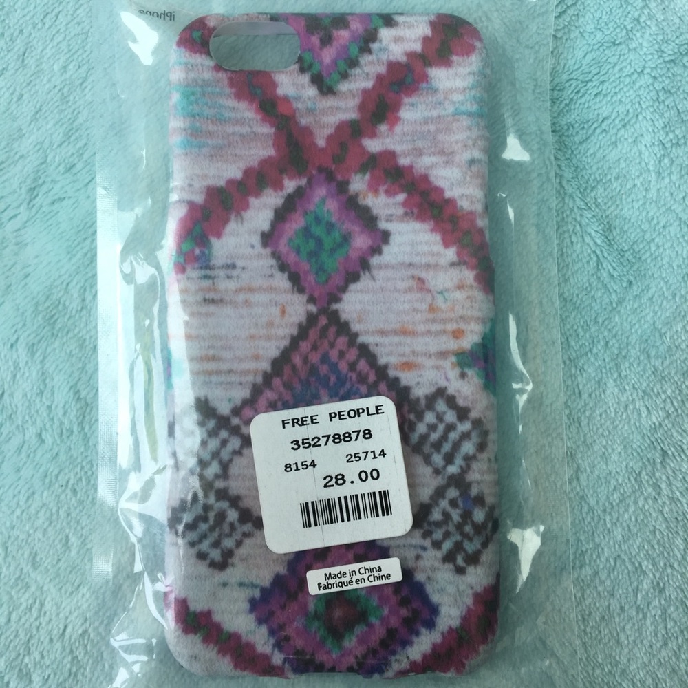 NWT Free People iPhone case